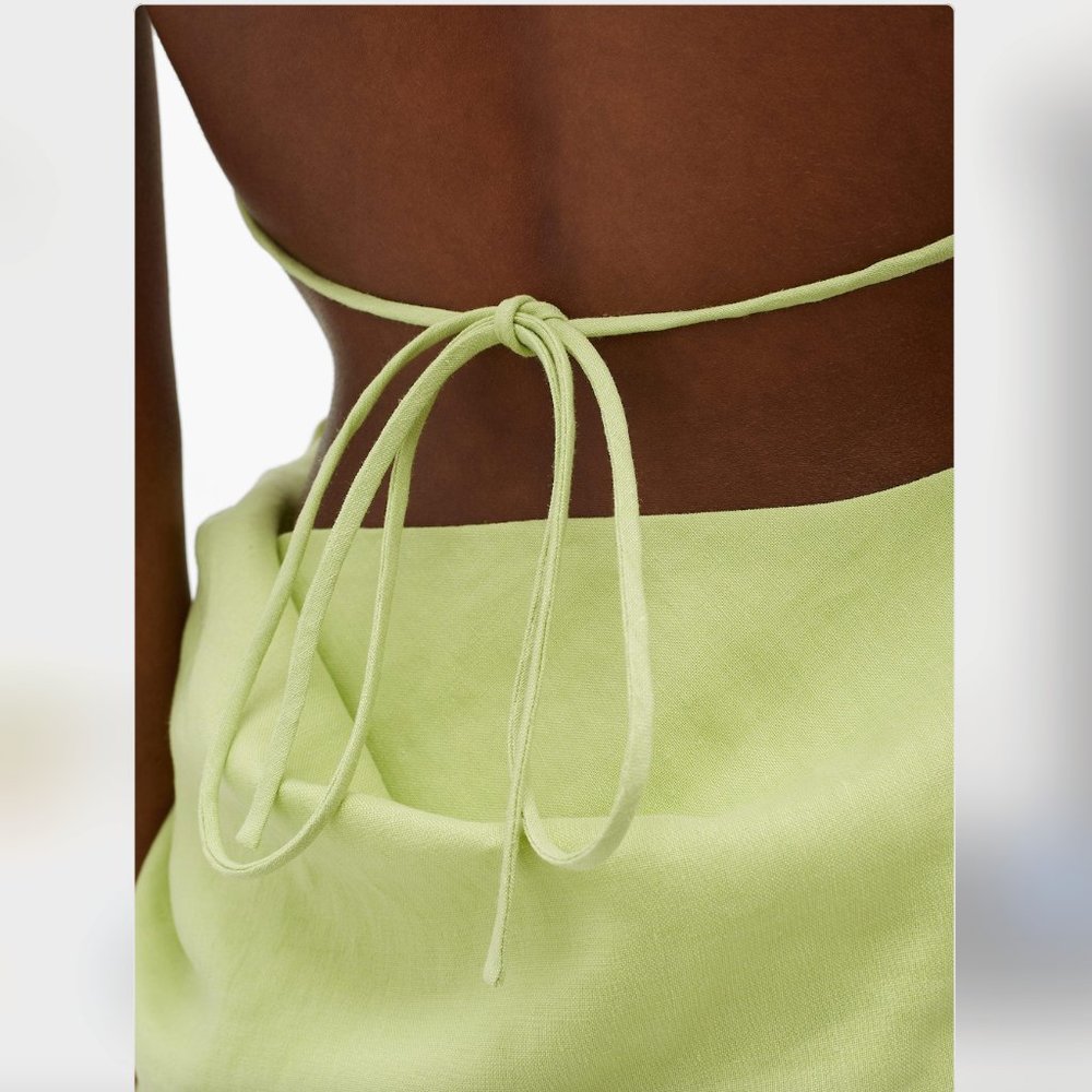 **NWT - Jacquemus Green 'La Robe Saudade' Dress - SZ 36 - Picture 3 of 16